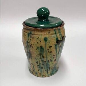 Smith Shenandoah Redware Lidded Pot—OOAK